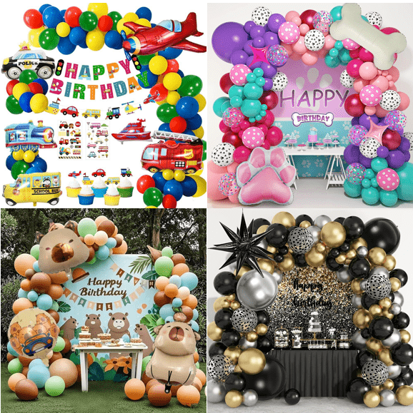 பிறந்தநாள் விழா பலூன் வளைவு