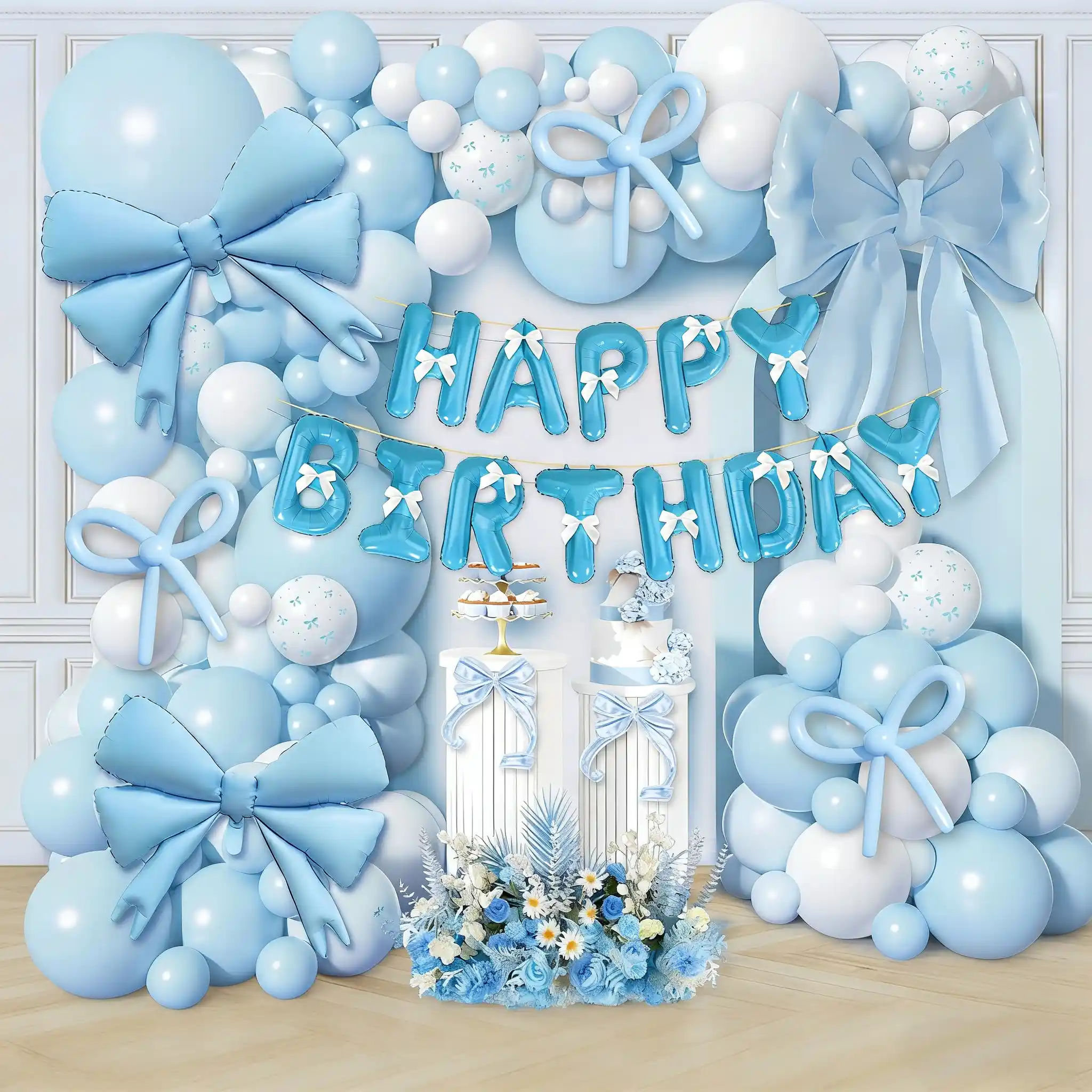 வில் கருப்பொருள் பலூன் வளைவு