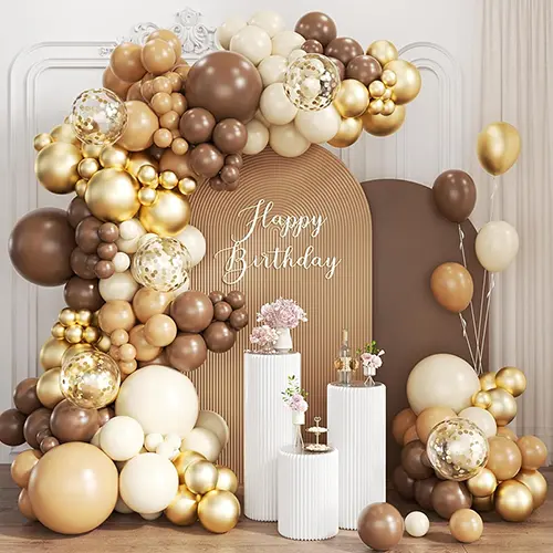 ஒட்டக வண்ண பலூன் ஆர்ச் கிட்