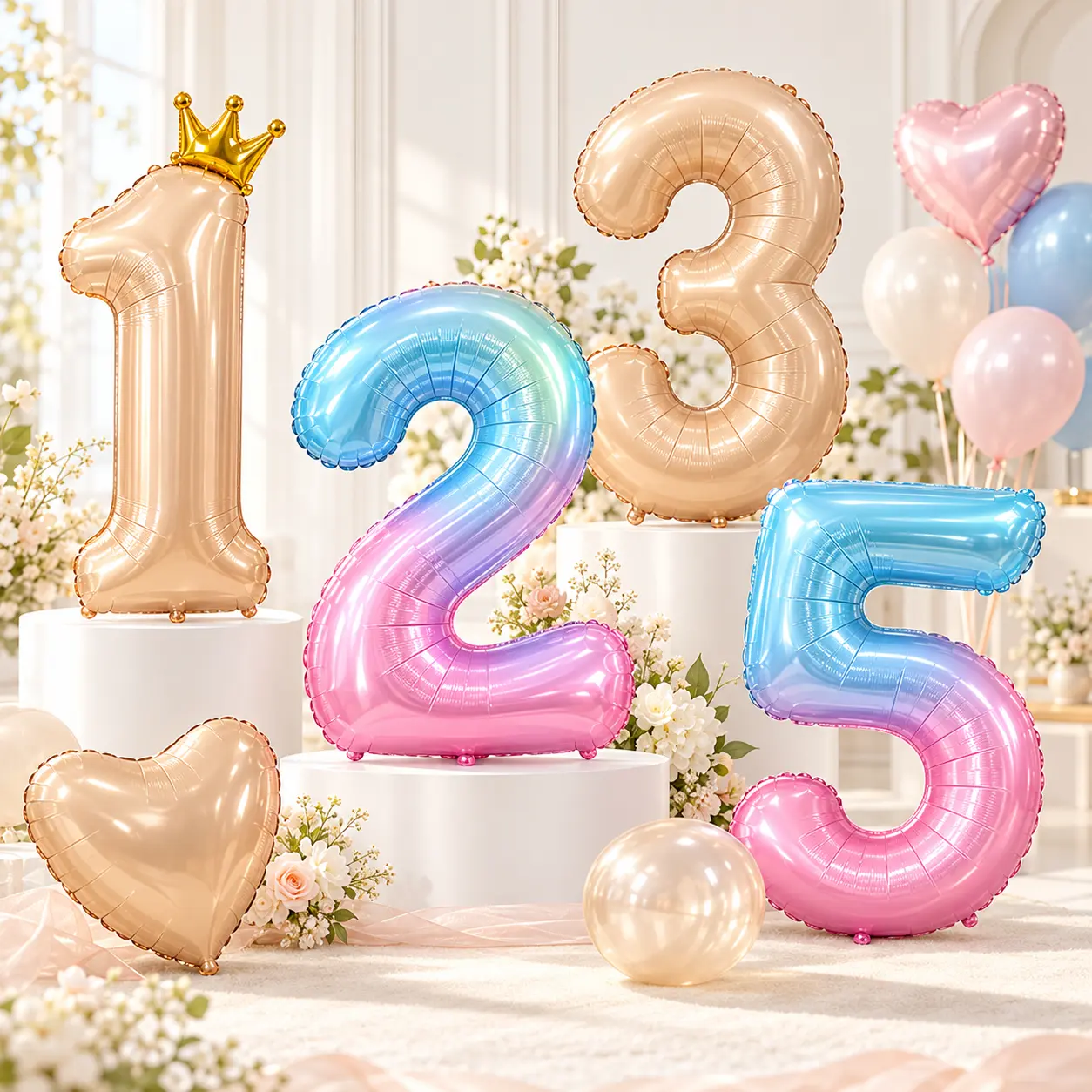 16 இன்ச் எண் ஃபாயில் பலூன்கள்