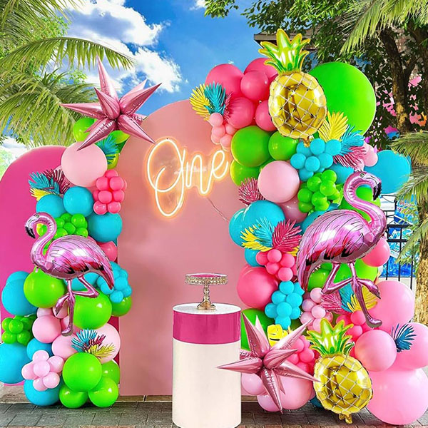 ஹவாய் தீம் பலூன் கார்லண்ட் கிட்