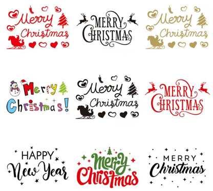 Christmas stickers