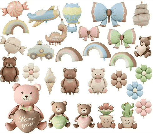 மேட் உறைந்த படலம் பலூன்கள்