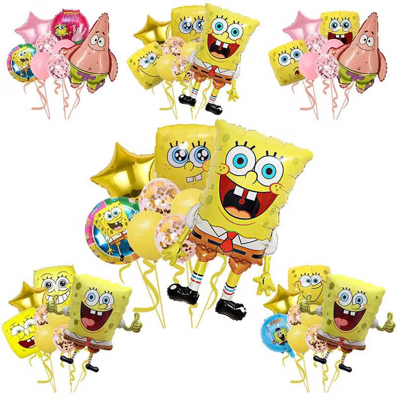 SpongeBob ஸ்கொயர் பேண்ட்ஸ் பலூன்கள்